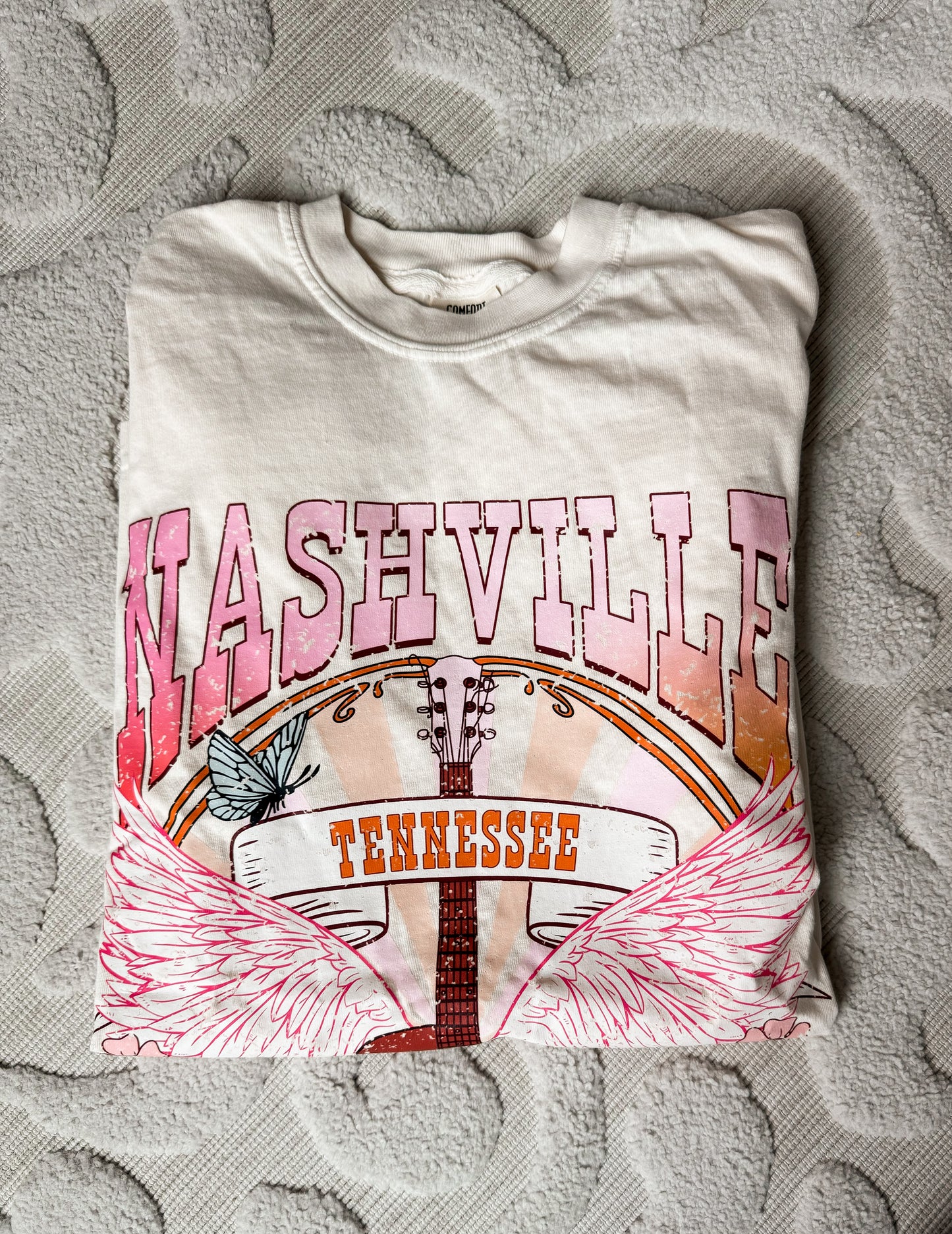 Nashville Distressed Graphic Tee